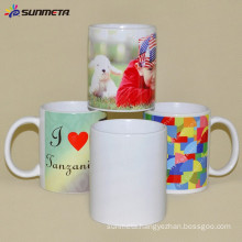 Sunmeta 11oz blank ceramic heat press sublimation white mugs